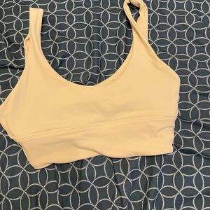 Lululemon align bra in pale linen